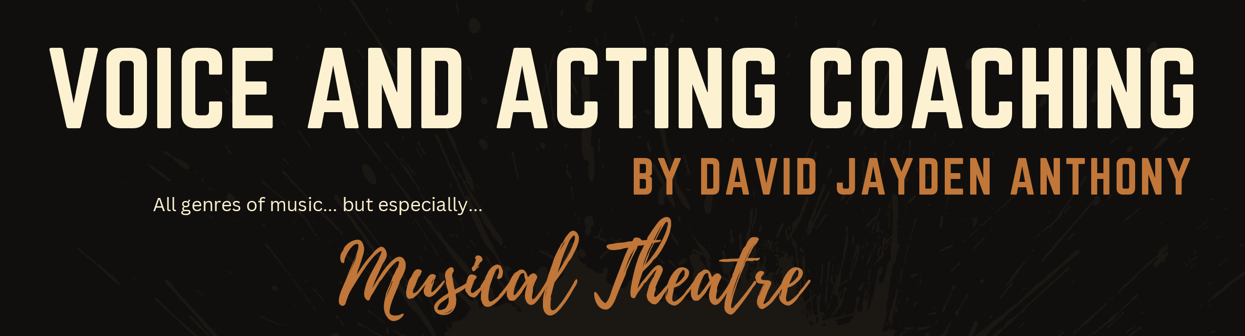 Singing Lessons, Singing Teacher, Voice Lessons, Voice Teacher, Orange County, Los Angeles and Long Beach California - Banner