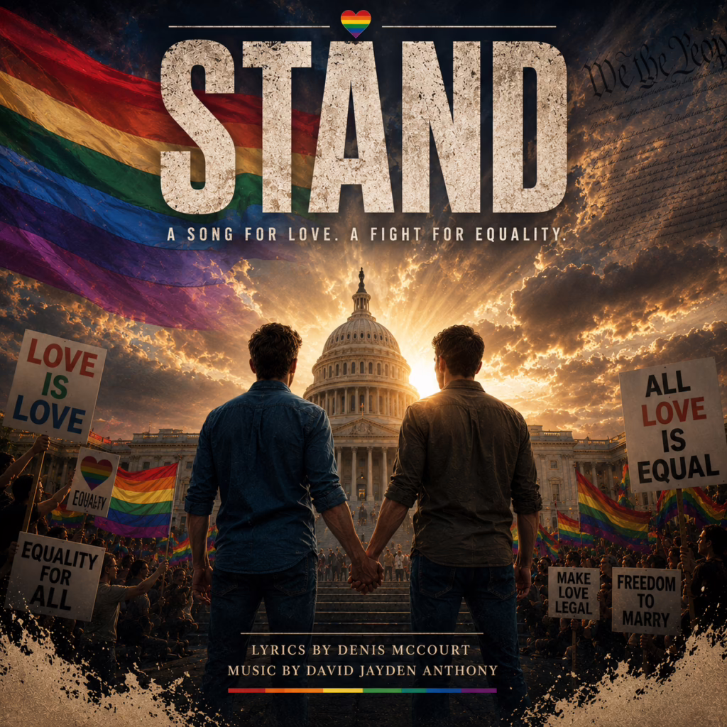 Stand - Marriage Equality Gospel Number Album Art - Lyrics by Denis McCourt - Music by David Jayden Anthony
